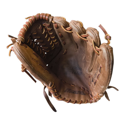 Vist Large View of Product Image Which is Used Mizuno GLOBAL ELITE BB/SB Glove RH Throw Brown 11 3/4"