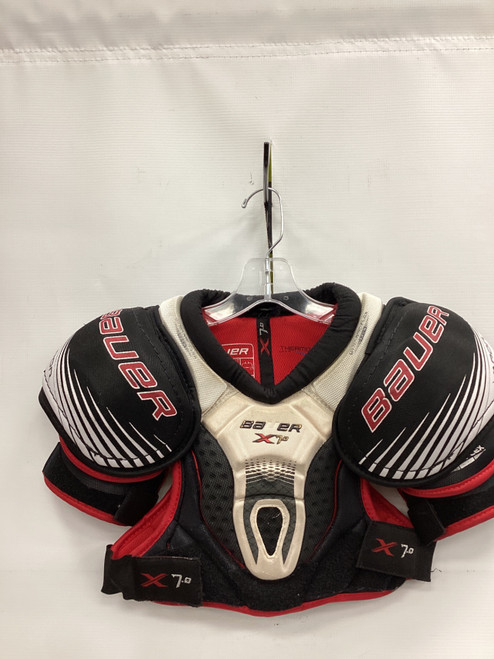 Vist Large View of Product Image Which is Used Bauer VAPOR X 7.0 Junior Shoulder Pads SM