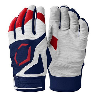 Vist Large View of Product Image Which is New Evoshield SRZ 1 BATTING GLOVE USA BB/SB Batting Gloves None MD