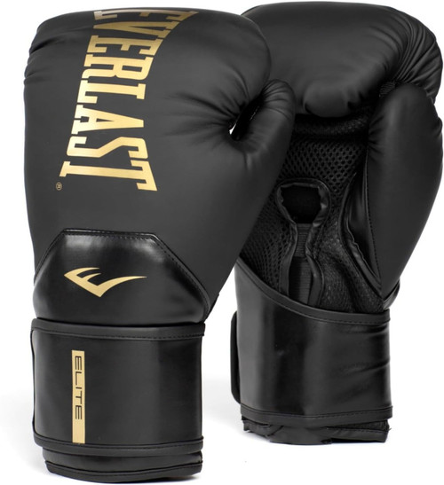 Vist Large View of Product Image Which is New ELITE 2 BOXING GLV 16OZ GLD