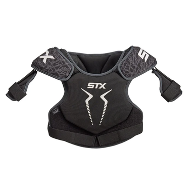 Vist Large View of Product Image Which is New STX STALLION 75 Lacrosse Shoulder Pads Black XS