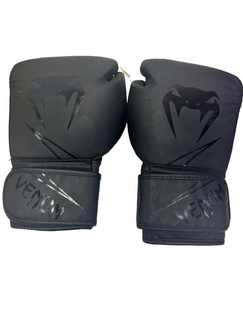 Vist Large View of Product Image Which is Used Venum 14oz Boxing Gloves Black