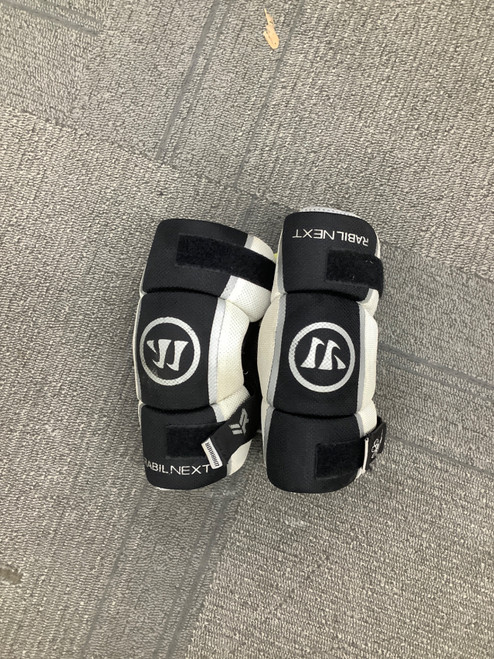 Vist Large View of Product Image Which is Used Warrior RABIL NEXT Lacrosse Arm Pads/Guards Black SM