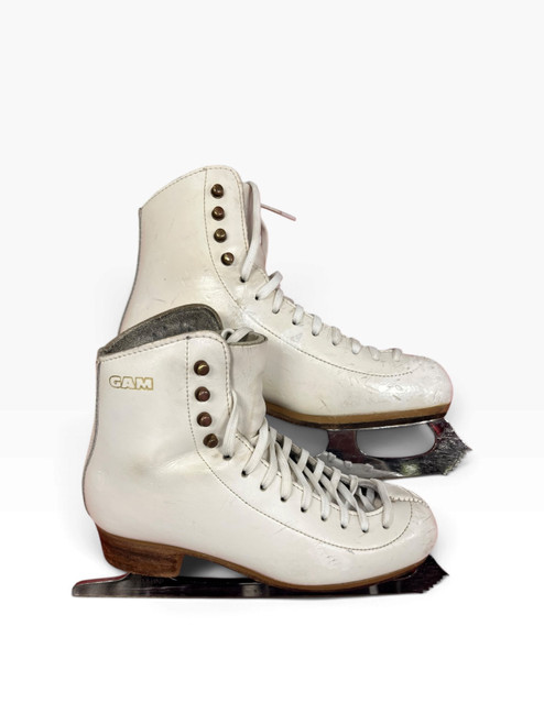 Vist Large View of Product Image Which is Used GAM FIGURE SKATES Girls Figure Skate White Junior 03