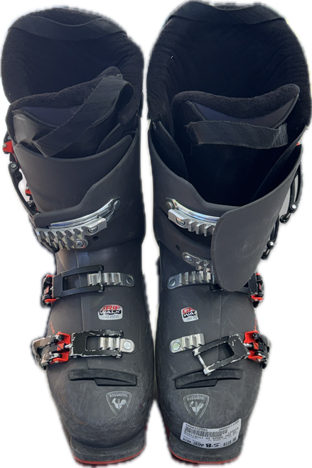 Vist Large View of Product Image Which is Used Rossignol HI SPEED PRO DH BOOT Mens DH Ski Boot Black 265 MP - M08.5 - W09.5