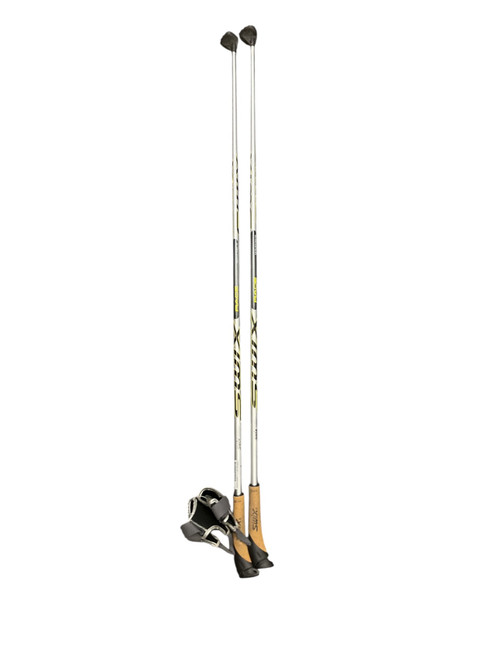 Vist Large View of Product Image Which is Used Swix RACE COMPOSITE 135CM Mens XC Ski Poles Grey 135 cm / 54 in