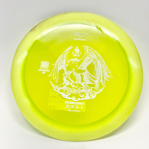 Vist Large View of Product Image Which is Used Yikun PHOENIX AIR DAE Disc Golf Driver Optic Yellow 154g