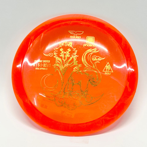 Vist Large View of Product Image Which is Used YIKUN PHEONIX GOU Disc Golf Driver Red 175g