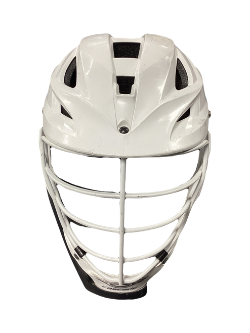 Vist Large View of Product Image Which is Used Cascade S Lacrosse Helmet White One Size