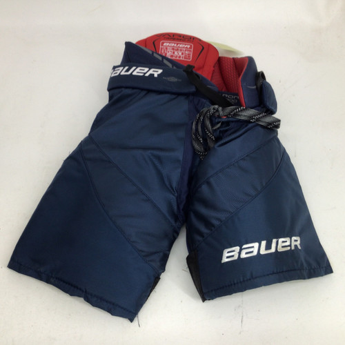 Vist Large View of Product Image Which is Used Bauer VAPOR X900 LITE JR MD HOCKEY PANTS Junior Pant Navy Blue MD