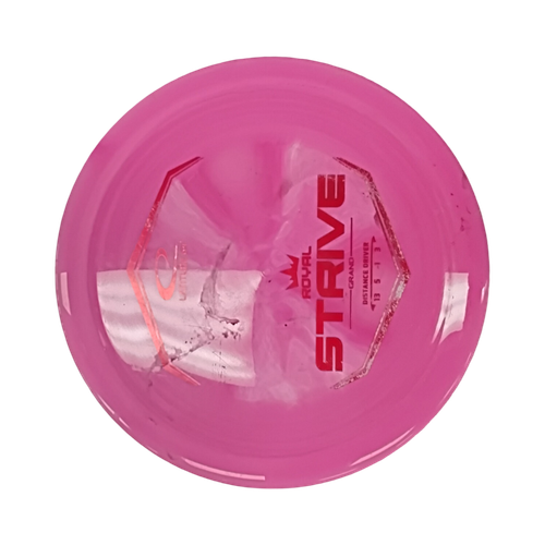 Vist Large View of Product Image Which is Used Latitude 64 ROYAL STRIVE GRAND Disc Golf Driver Pink 175g
