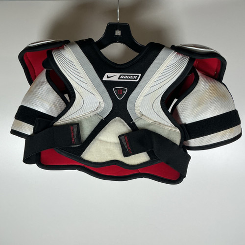 Vist Large View of Product Image Which is Used Bauer NIKE SUPREME 10 Junior Shoulder Pads Jr MD