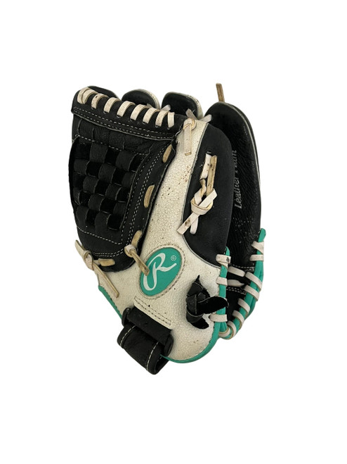 Vist Large View of Product Image Which is Used Rawlings FP110BW RH Throw 11" Fastpitch Softball Glove