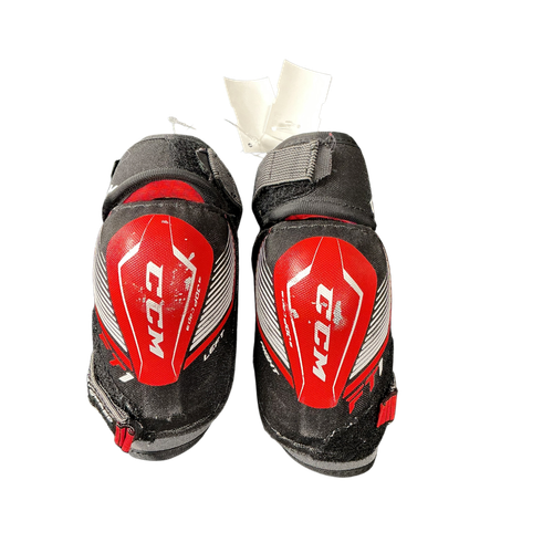 Vist Large View of Product Image Which is Used CCM FT1 Youth Elbow Pads LG