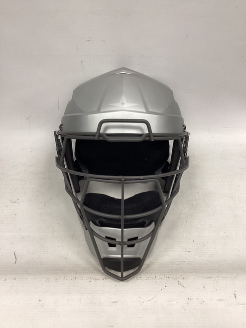 Vist Large View of Product Image Which is Used All-Star MVP5 L Catchers Helmet w/Mask Grey LG