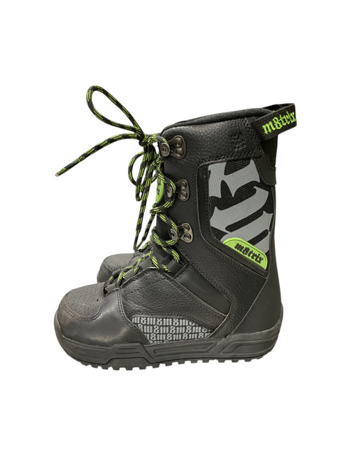 Vist Large View of Product Image Which is Used M8TRIX Mens Snowboard Boots Black Senior 4