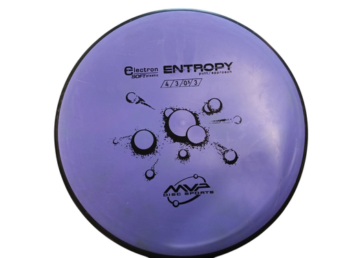 Vist Large View of Product Image Which is Used MVP ENTROPY Disc Golf Putter Purple