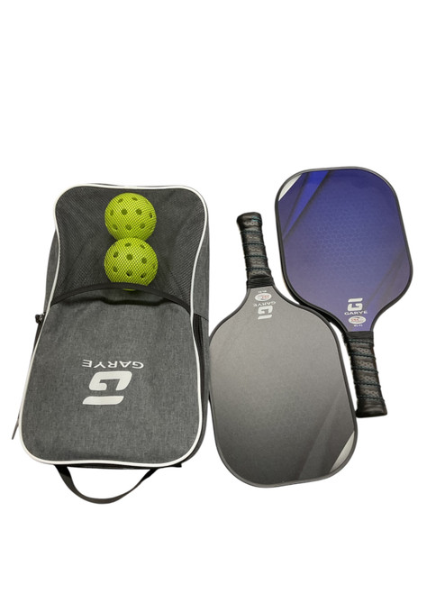 Vist Large View of Product Image Which is Used GARYE 2 PADDLE SET Pickleball Racquet Black