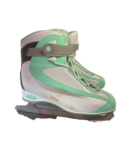 Vist Large View of Product Image Which is Used DBX WHITE/MINT WomensFigure Skate White And Green Senior 8