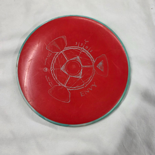 Vist Large View of Product Image Which is Used Axiom NEUTRON ENVY Disc Golf Putter Red