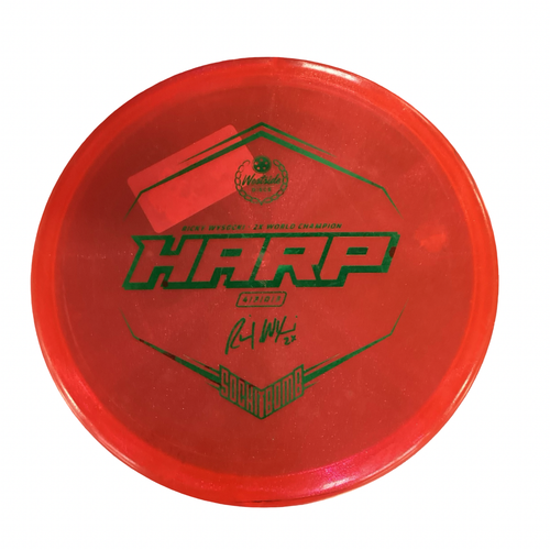 Vist Large View of Product Image Which is Used Westside HARP Disc Golf Mid Range Red