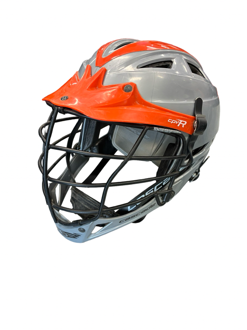 Vist Large View of Product Image Which is Used Cascade CPV R Lacrosse Helmet Grey S/M