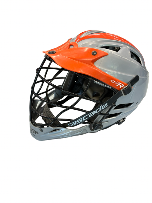 Vist Large View of Product Image Which is Used Cascade CPX R Lacrosse Helmet Grey One Size