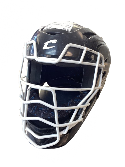 Vist Large View of Product Image Which is Used Champro CHAMPRO Catchers Helmet w/Mask Black SM