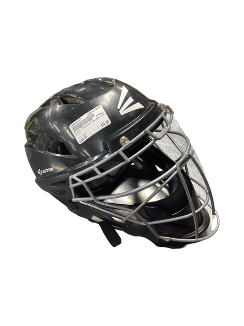 Vist Large View of Product Image Which is Used Easton Catchers Helmet w/Mask Black One Size