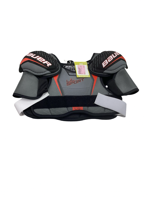 Vist Large View of Product Image Which is Used Bauer LIL SPORT Junior Shoulder Pads LG