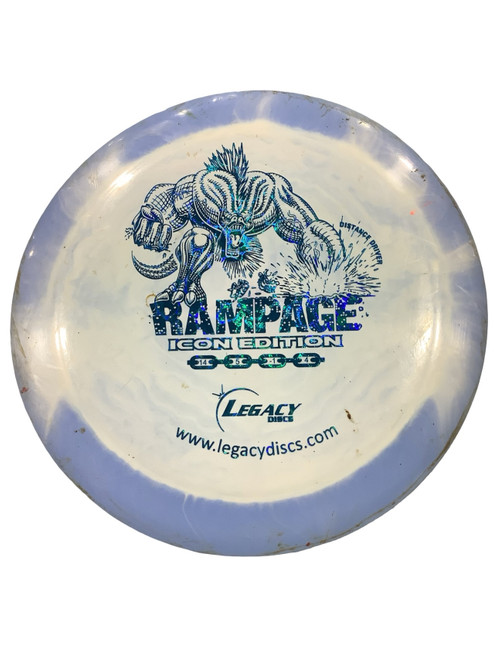 Vist Large View of Product Image Which is Used Legacy RAMPAGE Disc Golf Driver Royal Blue