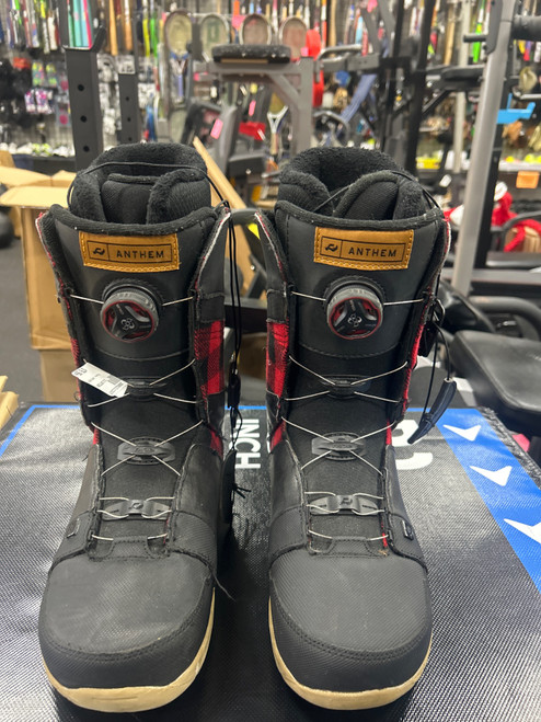 Vist Large View of Product Image Which is Used Ride ANTHEM Mens Snowboard Boots Black Senior 10