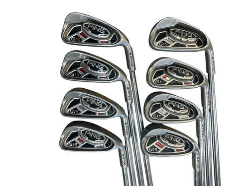 Vist Large View of Product Image Which is Used Ping G15 BLU DOT Mens Iron Set RH 3I-PW