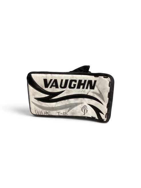 Vist Large View of Product Image Which is Used Vaughn 7100 YTH BLOCKER Youth Goalie Blocker Black