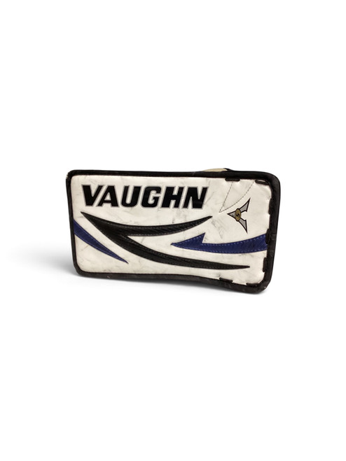 Vist Large View of Product Image Which is Used Vaughn V5 JR BLOCKER Junior Goalie Blocker White