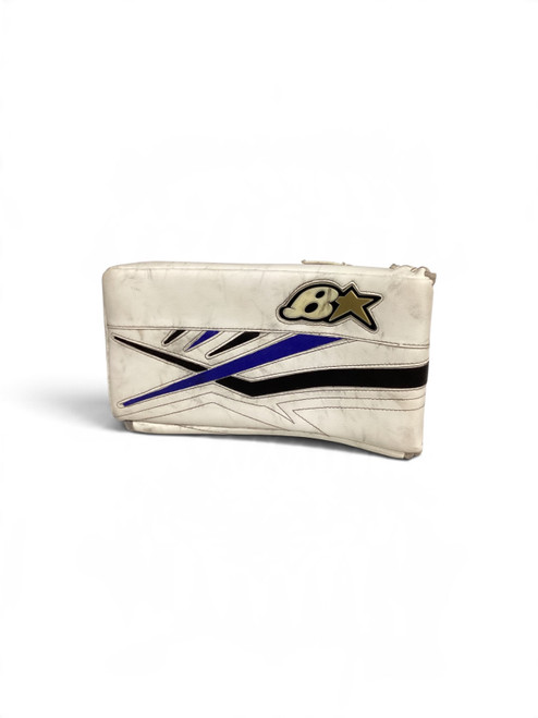 Vist Large View of Product Image Which is Used Brians JR BLOCKER Junior Goalie Blocker White
