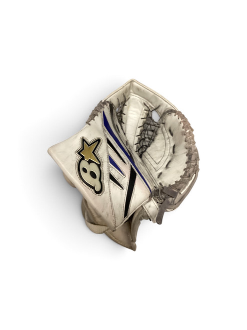 Vist Large View of Product Image Which is Used Brians JR CATCHER Junior Goalie Catcher White