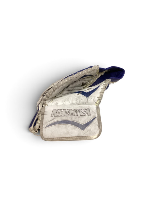 Vist Large View of Product Image Which is Used Vaughn V6 FULL RIGHT YTH CATCHER Youth Goalie Catcher Royal Blue