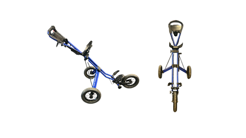 Vist Large View of Product Image Which is Used Sun Mountain V1 SPEED CART Golf Cart Navy Blue 3 Wheel