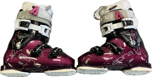 Vist Large View of Product Image Which is Used Alpina RUBY 6 Womens DH Ski Boot Pink 245 MP - M06.5 - W07.5