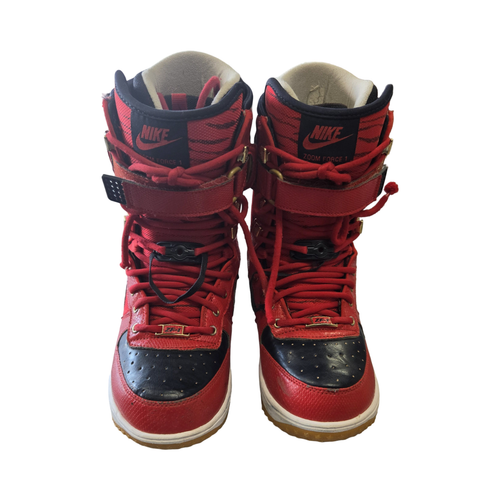 Vist Large View of Product Image Which is Used Nike ZOOM FORCE 1 SZ 6 SB BOOTS Boys Snowboard Boots Red Junior 06
