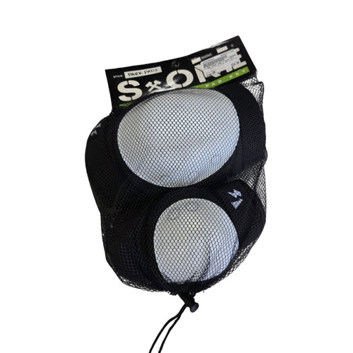 Vist Large View of Product Image Which is Used S ONE KNEE AND ELBOW SET Inline Protective Set White SM