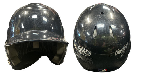 Vist Large View of Product Image Which is Used Rawlings CFBH1 HELMET Batting Helmet No Mask Black SM