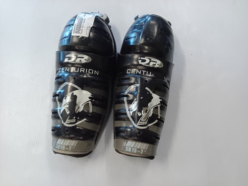 Vist Large View of Product Image Which is Used Youth Shin Guards Black 7"