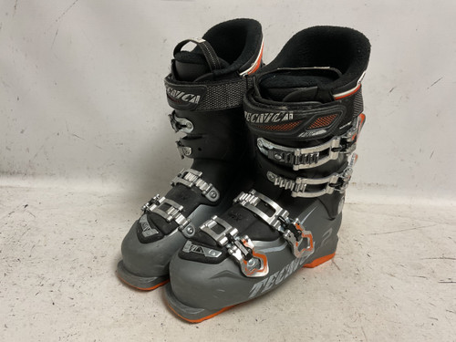Vist Large View of Product Image Which is Used Tecnica TEN.2 80 RT Mens DH Ski Boot Black And Orange 265 MP - M08.5 - W09.5