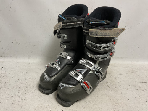 Vist Large View of Product Image Which is Used Nordica NXT X80 R Mens DH Ski Boot Black And Red 275 MP - M09.5 - W10.5