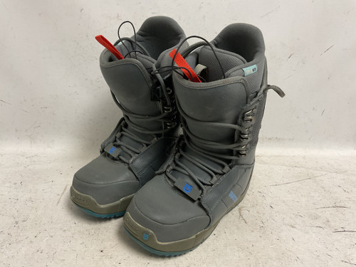 Vist Large View of Product Image Which is Used Burton WOMENS PROGRESSION Womens Snowboard Boots Grey Senior 7
