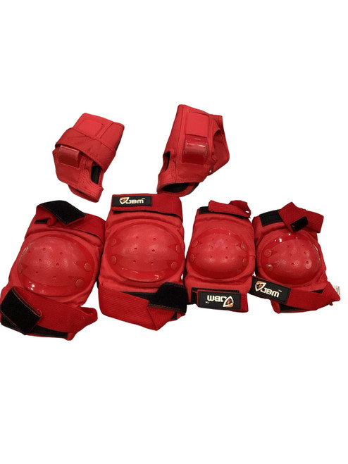 Vist Large View of Product Image Which is Used JBM PAD SET Bike Elbow Pads Red MD