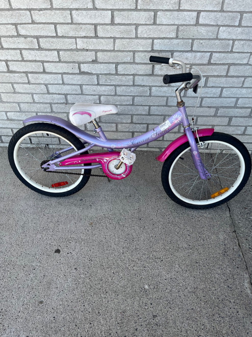 Vist Large View of Product Image Which is Used CREAM SODA Cruiser Bike Girls Purple 20"