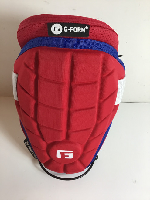 Vist Large View of Product Image Which is New G-Form BB/SB Elbow Protector Royal Blue And Red